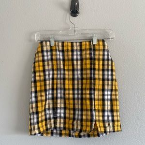 Hollister Checkered Ultra High Rise Skirt XS